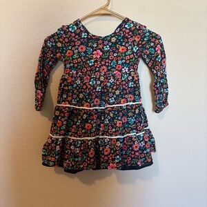 The Prairie By Rachel Ashwell Girls Blue Floral Longsleeve Dress Size 4